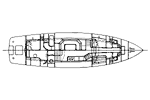 Plan d'aménagement Ocean Cruiser 60