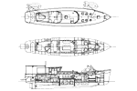 Ocean Cruiser 82 general layout and deck plan